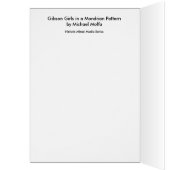 Gibson Girls in a Mondrian Pattern Cards (Inside (Left))
