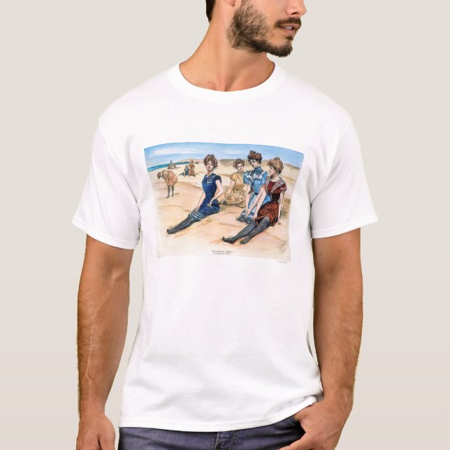 Gibson Girls On The Beach, 1900 T-Shirt (Front)