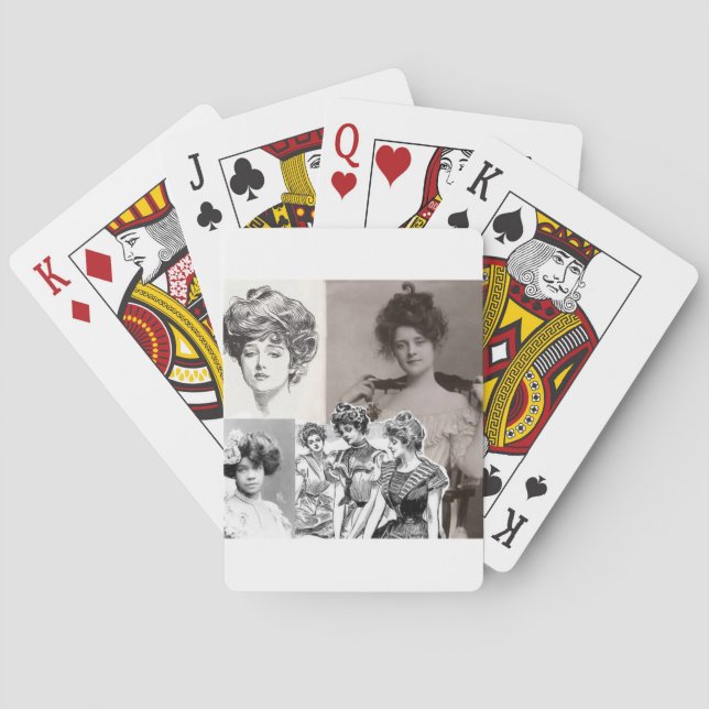 gibson girls poker cards (Back)