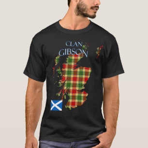 Gibson Scottish Clan Tartan Scotland T-Shirt