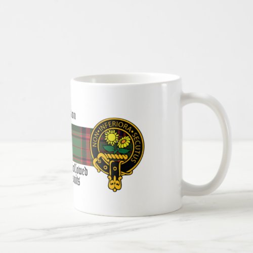 Gibson Scottish Crest and Tartan mug