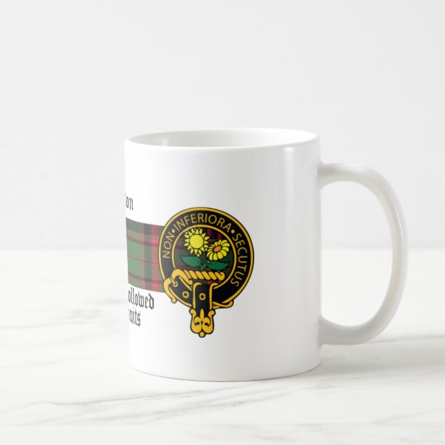 Gibson Scottish Crest and Tartan mug (Right)