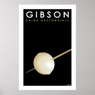 Gibson (Small Poster) Poster