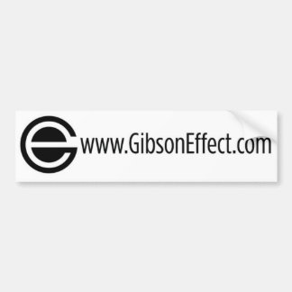 GibsonEffect Bumper Sticker