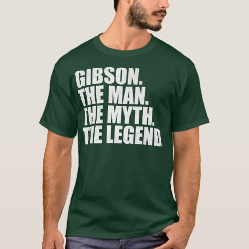 GibsonGibson Family name Gibson last Name Gibson S T_Shirt