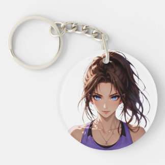 GIDAGI Fitness - Manga Gym style Tee Keychain