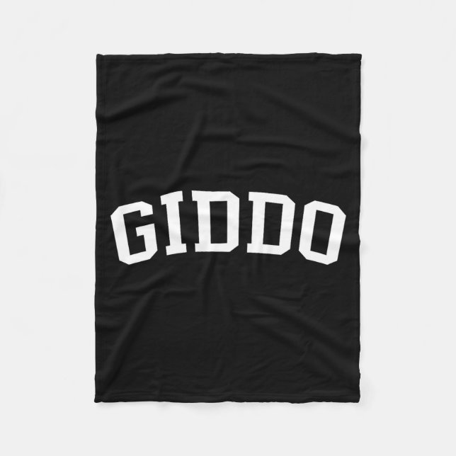 Giddo  fleece blanket (Front)