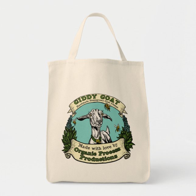 Giddy Goat Tote Bag (Front)