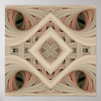 Giddy Gossypium 12" x 12" Poster