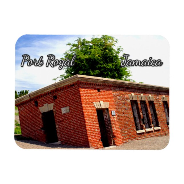 Giddy House, Port Royal, Jamaica Magnet (Horizontal)