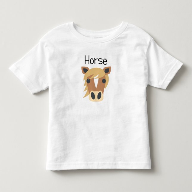 Giddy Up Horse Toddler T-shirt (Front)