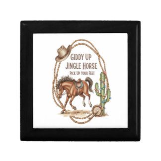 Giddy Up Jingle Horse Gift Box