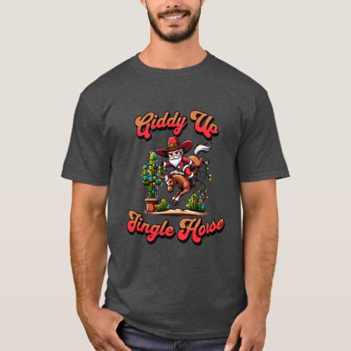 Giddy UP Jingle Horse T_Shirt