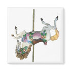 Giddy Up Merry Go Round Horse Blank Card