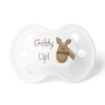 Giddy Up Palomino Pony Pacifier Giddy Up Palomino Pony Pacifier