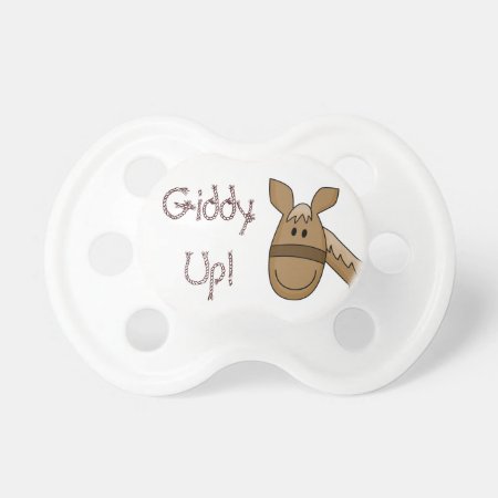 Giddy Up Palomino Pony Pacifier