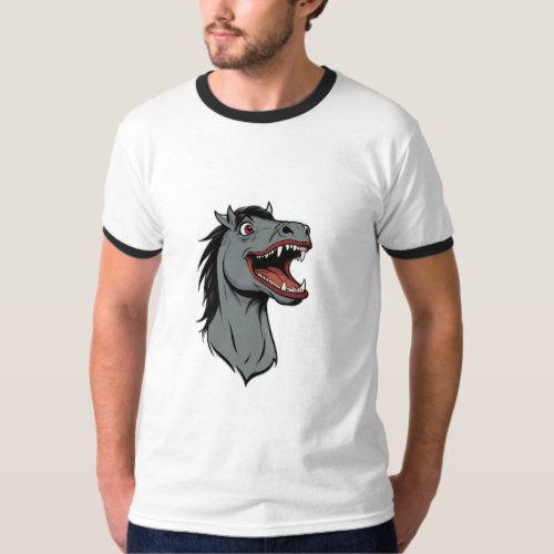 Giddy Up Pop Art Horse T_Shirt