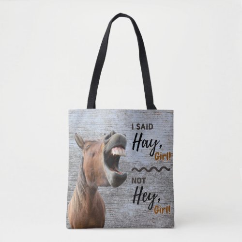 Giddy_Up wStyle Trot Along with Humorous Charm Tote Bag
