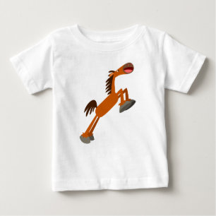 Giddyup, Horsey! Cartoon Horse Baby T-Shirt