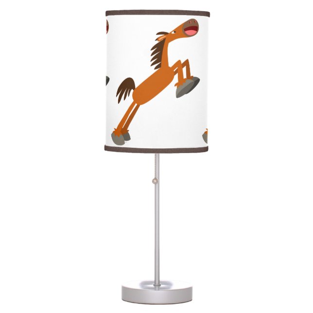 Giddyup, Horsey! Cartoon Horse Table Lamp (Front)
