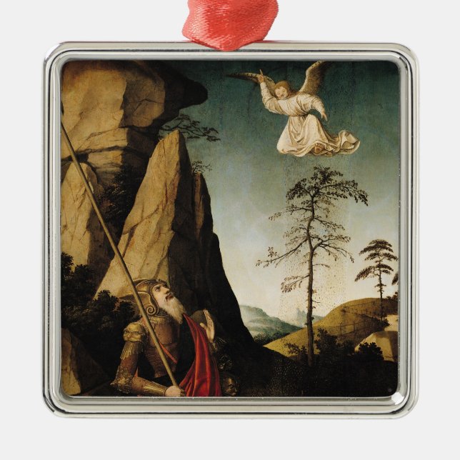 Gideon and the Fleece, c.1490 Metal Ornament (Front)