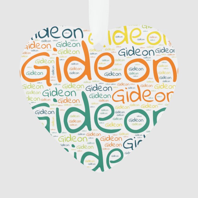 Gideon Ornament (Front)