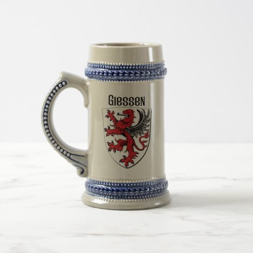 Giessen Coat Of Arms Oktoberfest Beer Stein