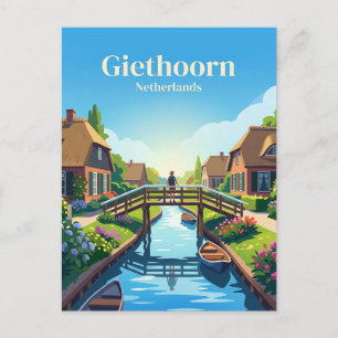 Giethoorn Netherlands Postcard