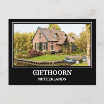 Giethoorn Netherlands Postcard by MalaysiaGiftsShop at Zazzle