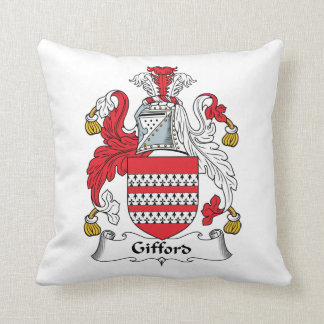 Gifford Family Crest Throw Pillow