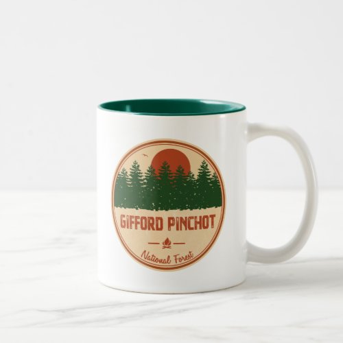 Gifford Pinchot National Forest Two_Tone Coffee Mug