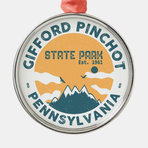 Gifford Pinchot State Park Pennsylvania _ Vintage Metal Ornament