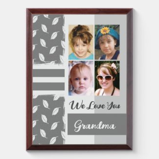 Gift 4 photo grandkids love you grandma grey