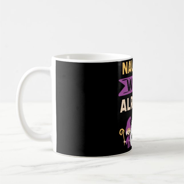 Gift 65 years birthday women Halloween Witch Coffee Mug (Left)