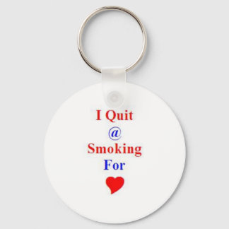 Gift Award for Stop or Quit Smoking Keychain