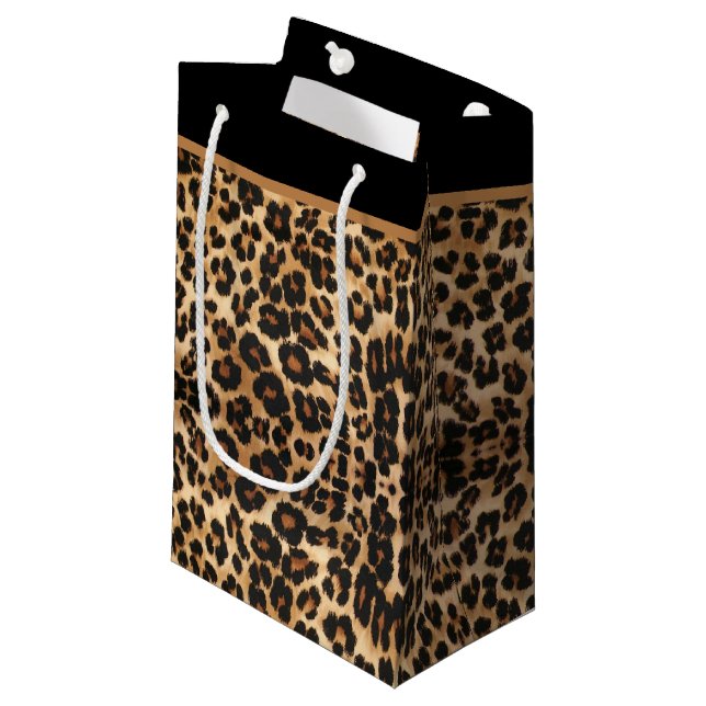 Gift Bag-Animal Print Small Gift Bag (Front Angled)