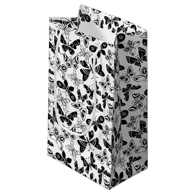 Gift Bag-Butterflies Small Gift Bag (Front Angled)