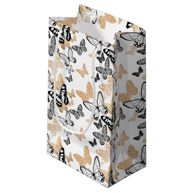 Gift Bag-Butterflies Small Gift Bag (Front Angled)