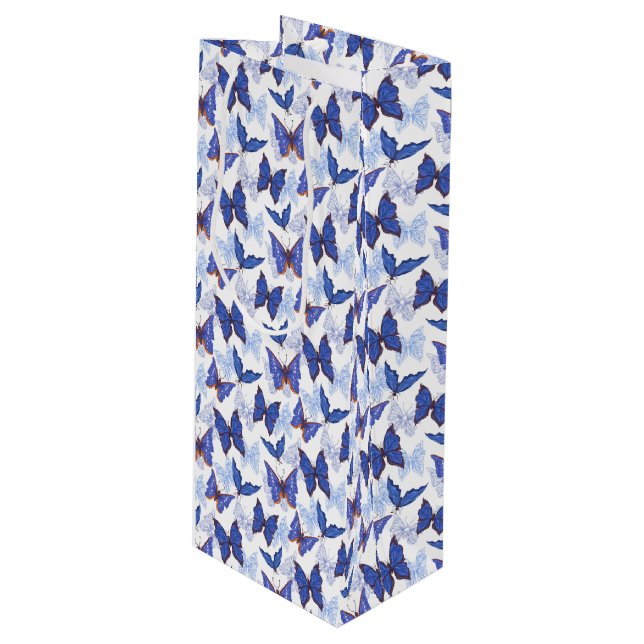 Gift Bag-Butterflies Wine Gift Bag (Front Angled)