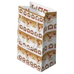 Gift Bag Christmas Snowman