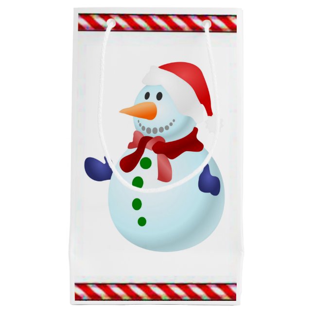 Gift Bag Christmas Snowman (Front)