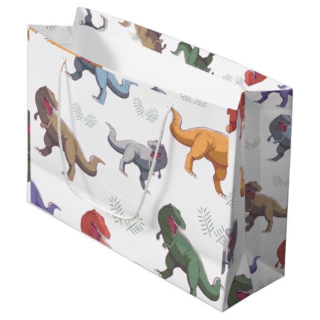 Gift Bag Dinosaur (Front Angled)
