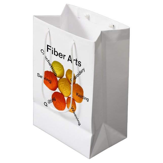 Gift Bag - Fiber Arts (Front Angled)