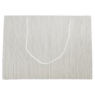 GIFT BAG GREY AND WHITE STRIPES