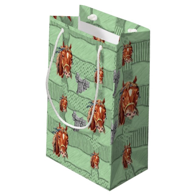 Gift Bag Horse (Back Angled)