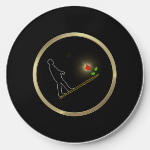 Gift Bag minimal art Wireless Charger