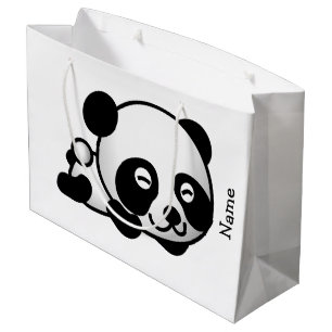 Gift Bag. Panda. Large Gift Bag