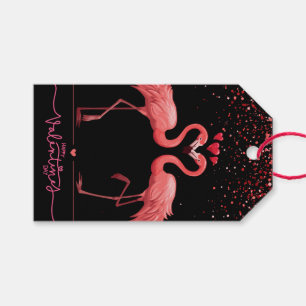 Gift Bag - Pink Flamingo Tags