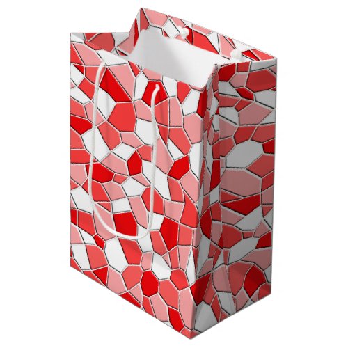 Gift Bag _ Shades of Red Mosaic