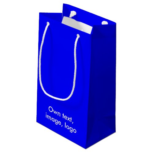 Gift Bag Small uni Royal Blue